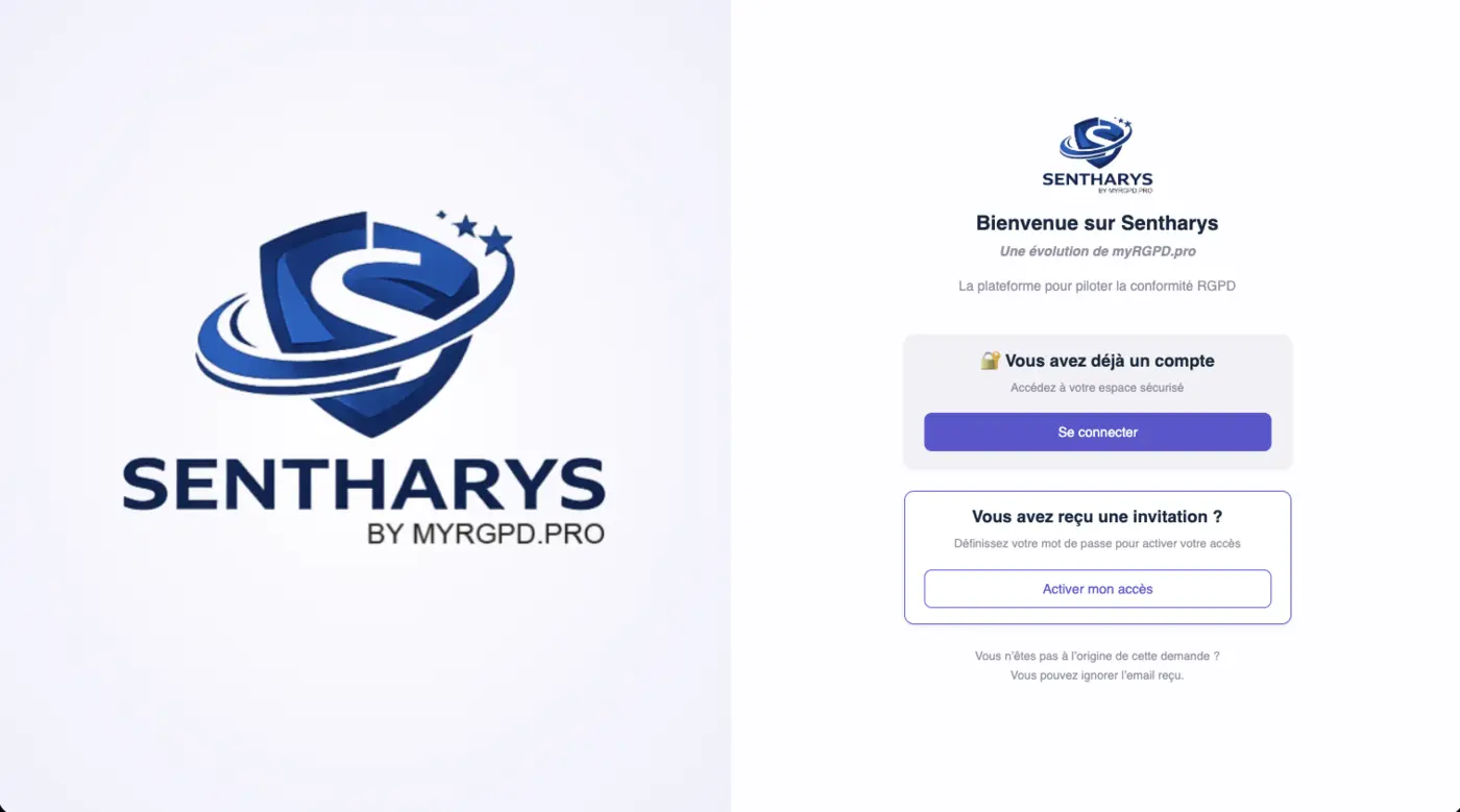 Aperçu du site Sentharys