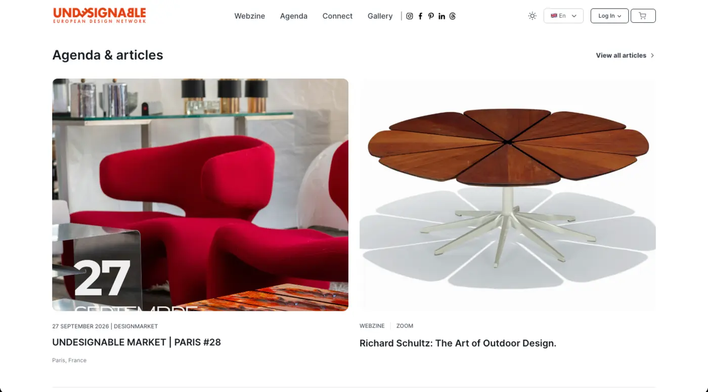Aperçu du site Undesignable